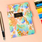 Libreta Colours C6 Flores 80 Hj Rayada 26940